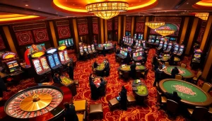 Experience thrilling gameplay at https://topclub.space/ with vibrant casino tables and elegant atmosphere.