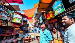 Lanka Ad marketplace showcasing vibrant local products and ads in Sri Lanka