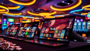 Experience the excitement of the best online casinos for Canada with diverse gaming options and vibrant atmosphere.