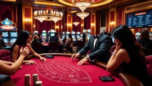 Indibet Casino's live dealer table with players enjoying a thrilling game of Baccarat.