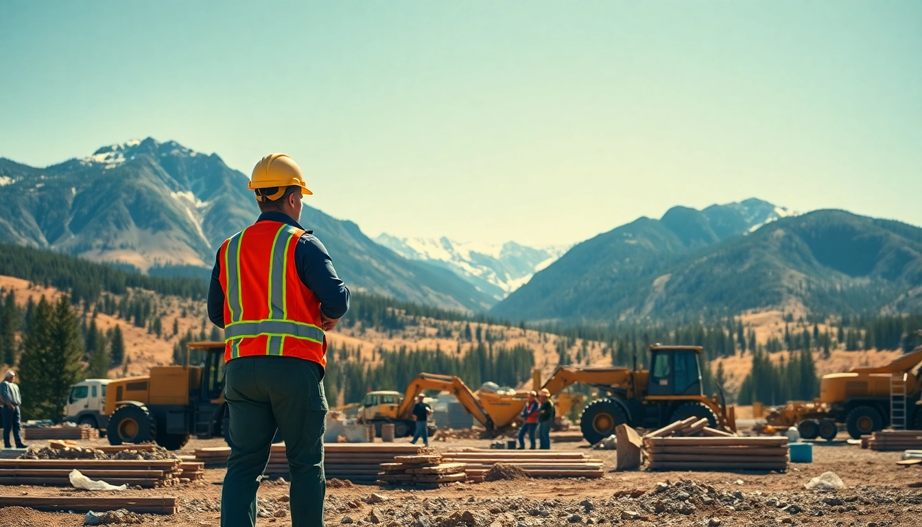 Engaging construction advocacy colorado scene with active teams on a vibrant construction site.