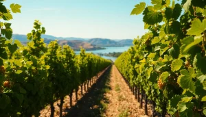 Experience the scenic beauty of Carksburg CA with lush vineyards and the Sacramento River.