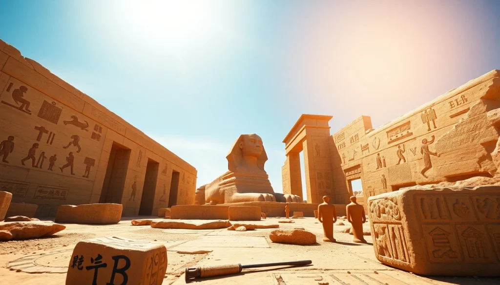 Explore the fascinating textures of piraminds alongside the majestic Great Sphinx in Egypt.