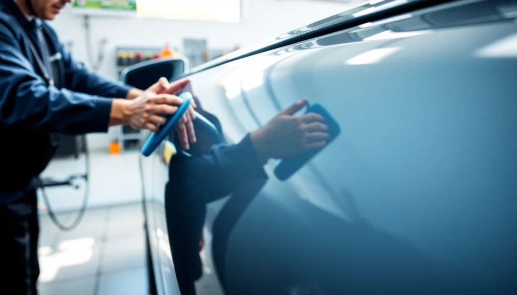 Ceramic coating Chattanooga applied professionally on a detailed vehicle, showcasing expertise and craftsmanship.