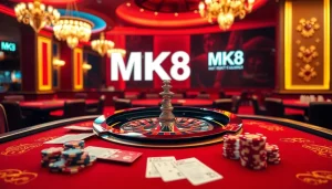 Experience the excitement of online gambling with MK8 at https://mk8th.net/, featuring thrilling roulette and vibrant betting elements.