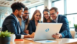 Team collaborating to find the best sales recruiting agency talent effectively.