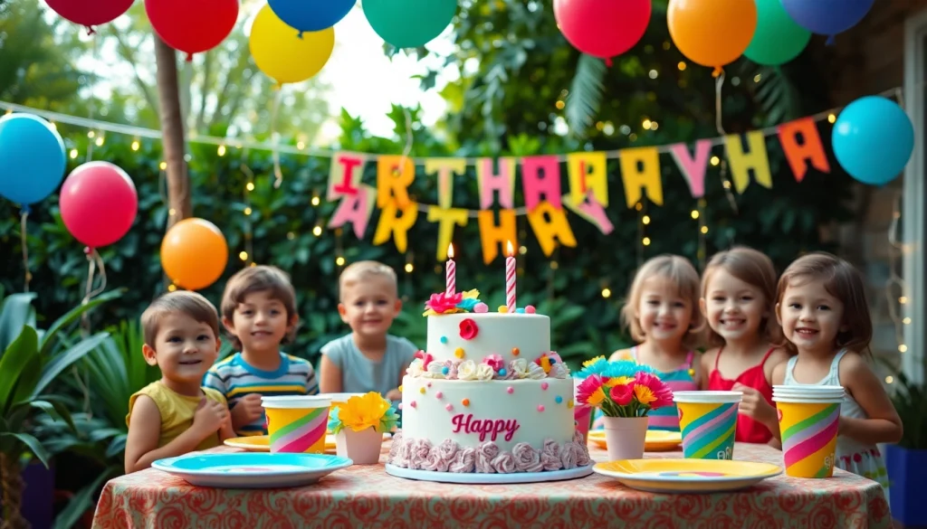 Host a vibrant customizable birthday party with personalized decorations and joyful celebrations.