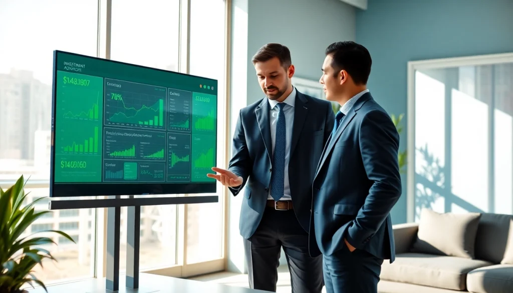 Melihat penawaran investasi deposit 1k yang menarik pada layar interaktif modern.