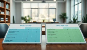 A dynamic comparison of Pretzel warranty vs other warranty companies highlighting key features and benefits.