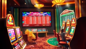 Togel Sumo: pertunjukan taruhan dengan elemen kasino yang berwarna-warni dan pemain yang terlibat.