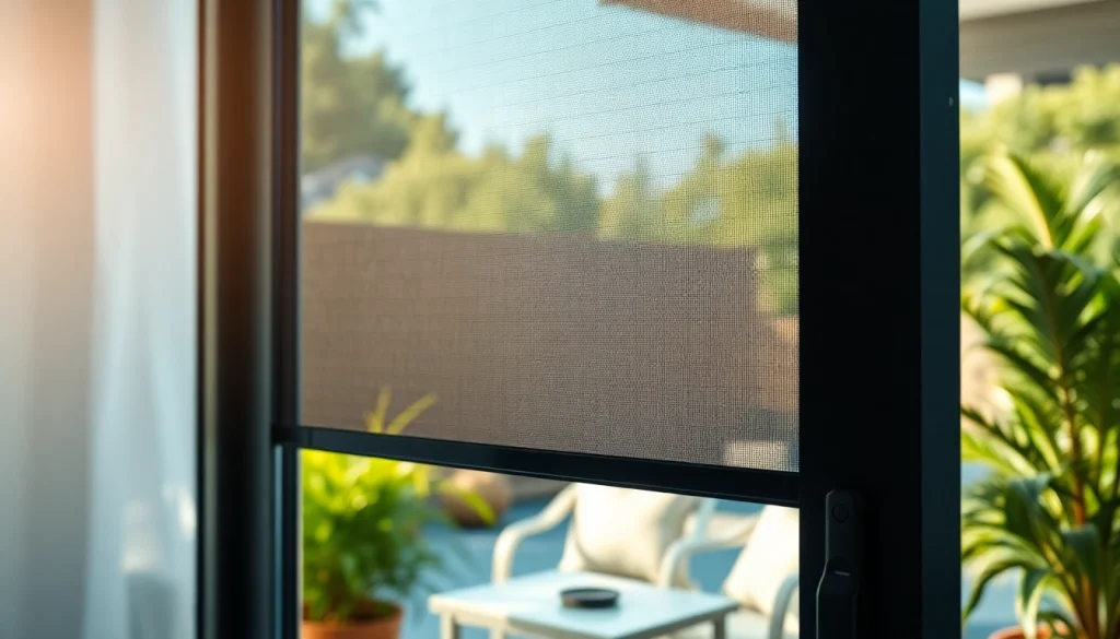 Myggenet dør med elegant design, der beskytter mod insekter og giver et stilfuldt look.