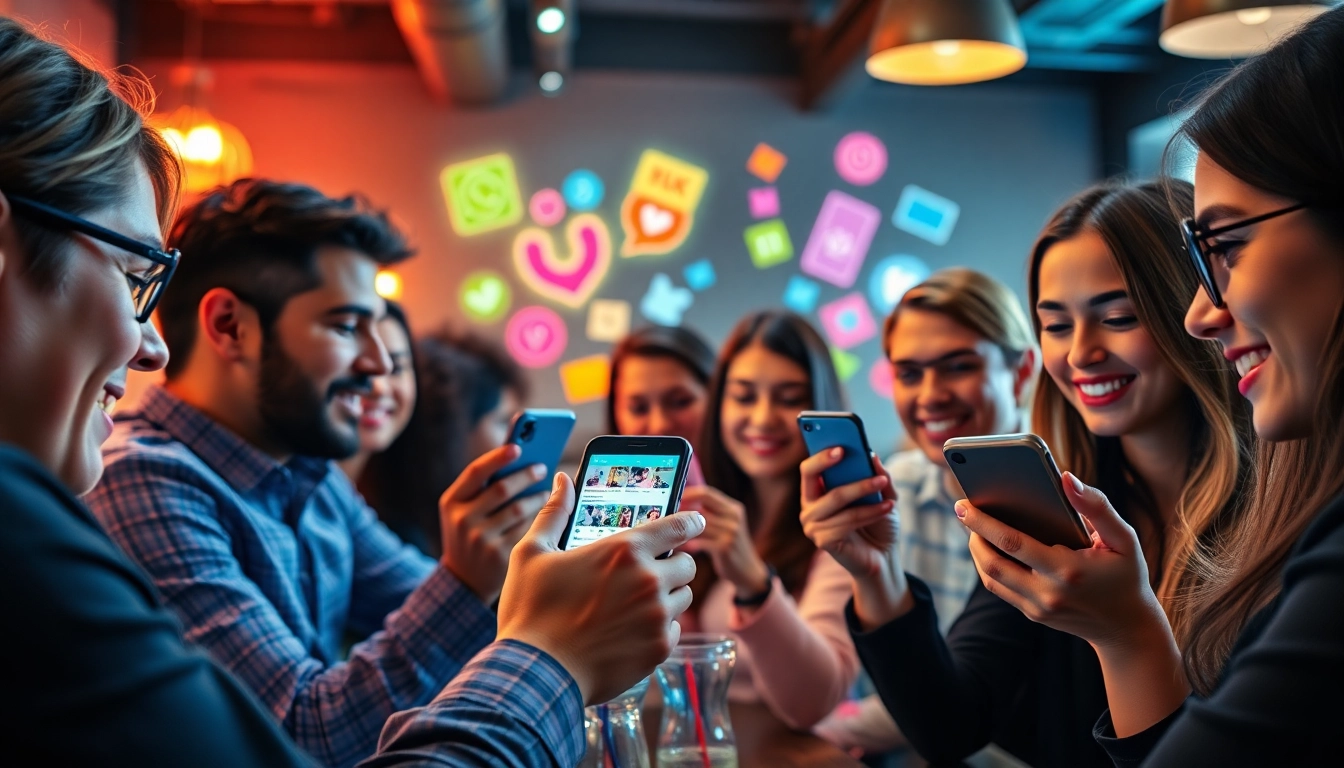 tiktok いいね 買うが表示されたスマホで楽しまれているソーシャルメディアのシーン