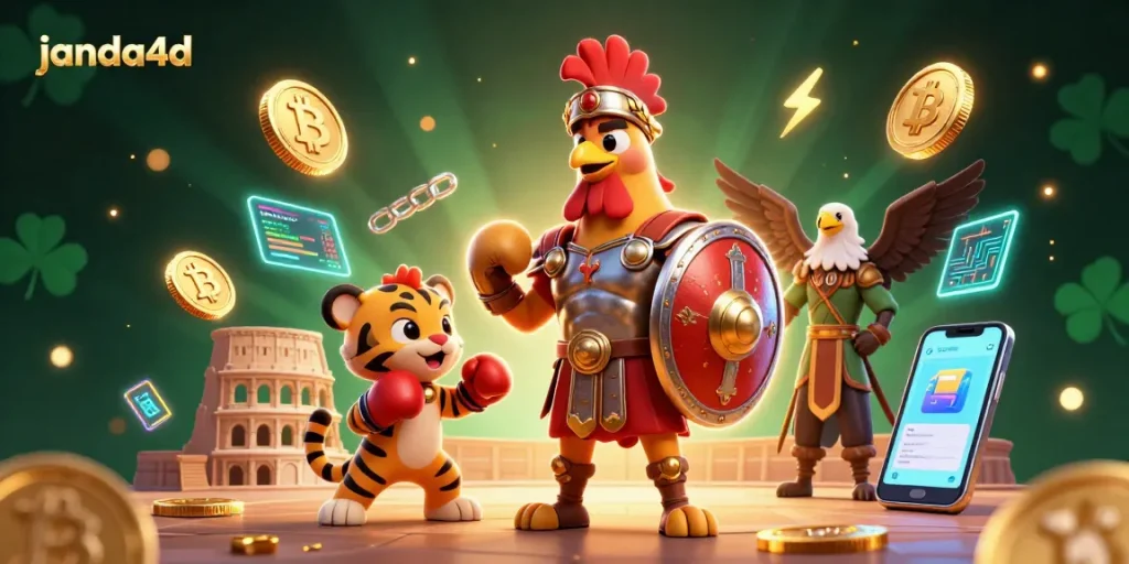Menangkan jackpot di janda4d dengan gaya kartu dan simbol slot yang menarik.